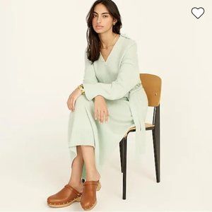 J. Crew Cashmere collared sweater-dress BB376 Tag L-XL, NWT